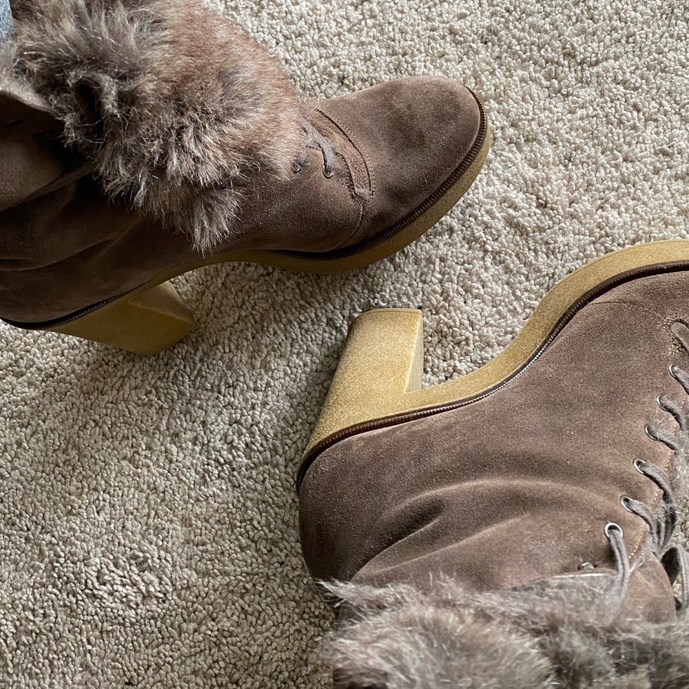 Suede Booties